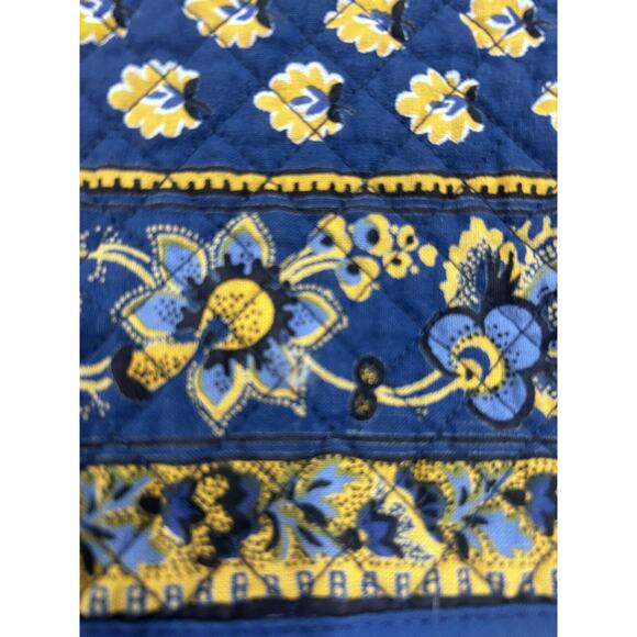 Williams Sonoma Quilted 2 sided Table Runner Marseille Blue/Yellow 98.5” x 16" - Picture 7 of 8